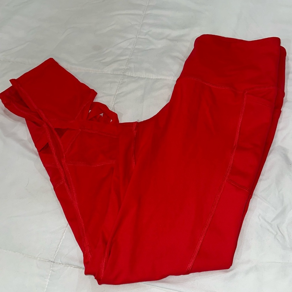 Victors secret sport red leggings S